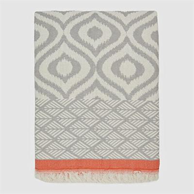 May Throw Light Grey - Coral