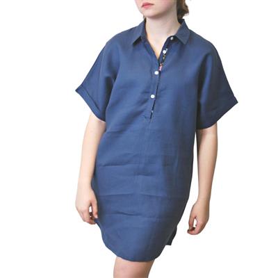 Mine Blouse Dark Blue