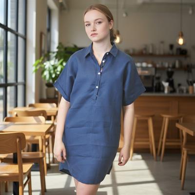 Mine Blouse Dark Blue