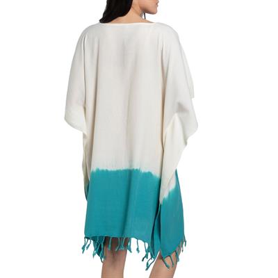 Minzi Tunic Natural - Fanfare Green
