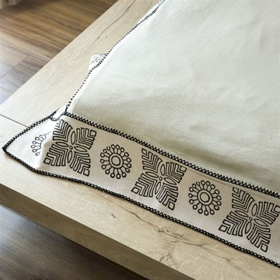 Nadide Throw Green - Taupe