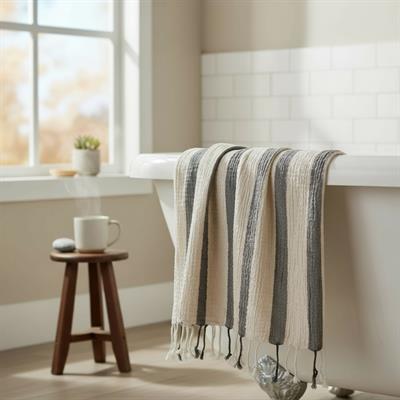 Paket Peshtemal Natural - Black