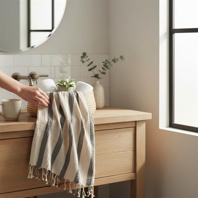 Paket Peshtemal Natural - Black