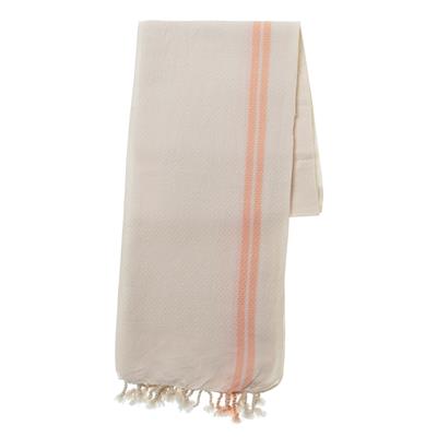 Honeycomb Peshtemal Ecru - Melon