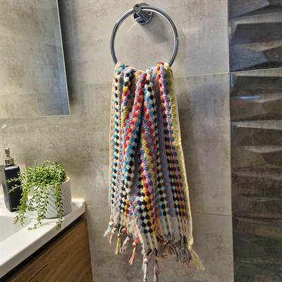 Pompom Towel Multi Color 01