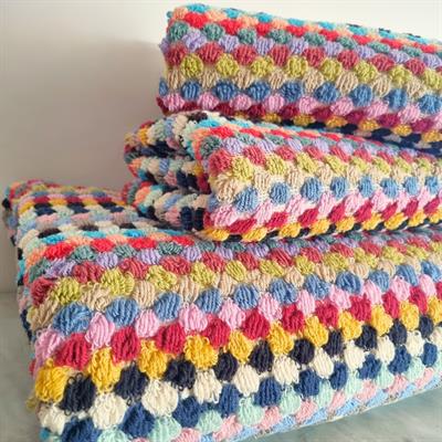 Pompom Towel Multi Color 01