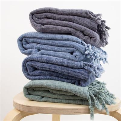 Ray Stone Washed Peshtemal Dark Grey