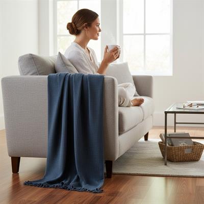 Ray Stone Washed Peshtemal Navy