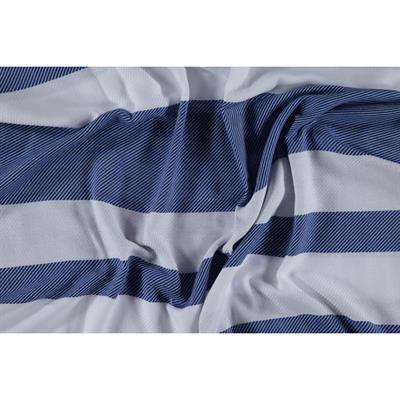 Soho Peshtemal White - Royal Blue