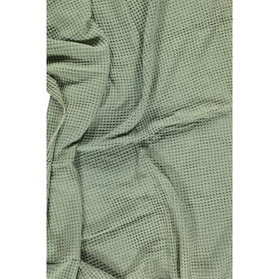 Stone Waffle Throw Almond Green
