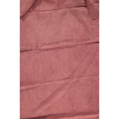 Stone Waffle Throw Dusty Rose