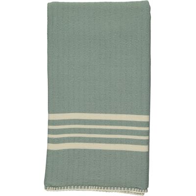 Sultan Stitched Peshtemal Almond Green