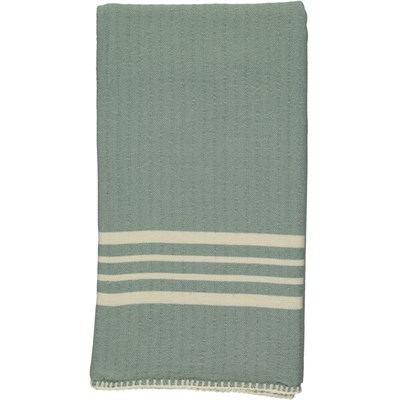 Sultan Stitched Peshtemal Almond Green