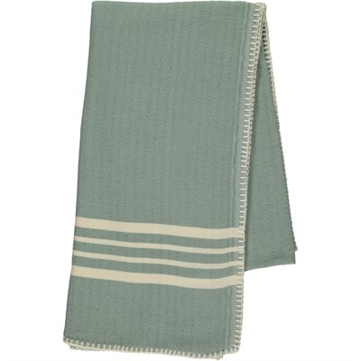 Sultan Stitched Peshtemal Almond Green
