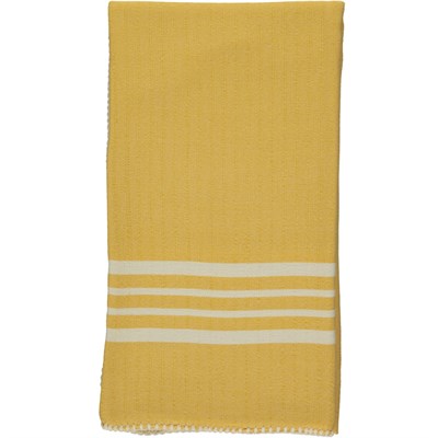 Sultan Stitched Peshtemal Yellow