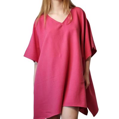 Stone Sultan V Neck Tunic Fuchsia