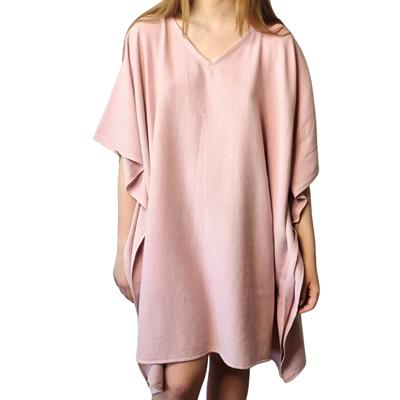 Stone Sultan V Neck Tunic Rose Pink