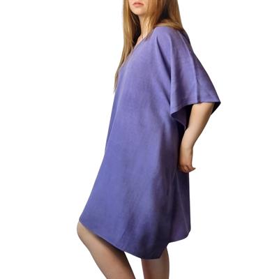 Stone Sultan V Neck Tunic Violet