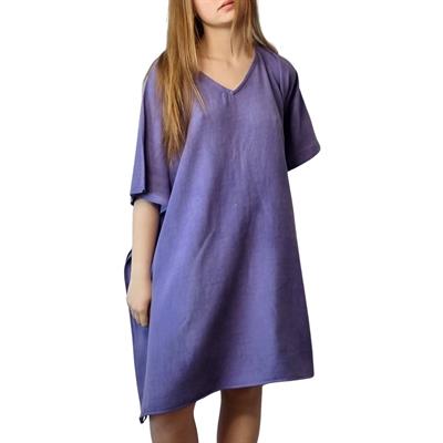 Stone Sultan V Neck Tunic Violet