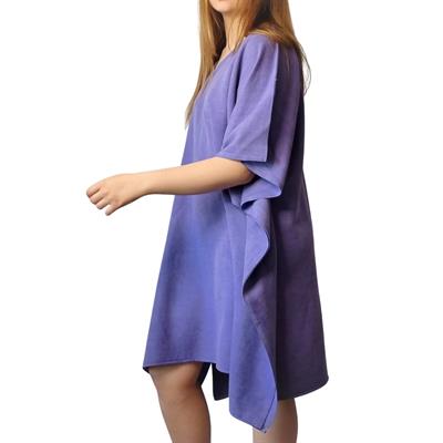 Stone Sultan V Neck Tunic Violet