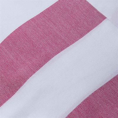 Tenedos Peshtemal White - Fuchsia