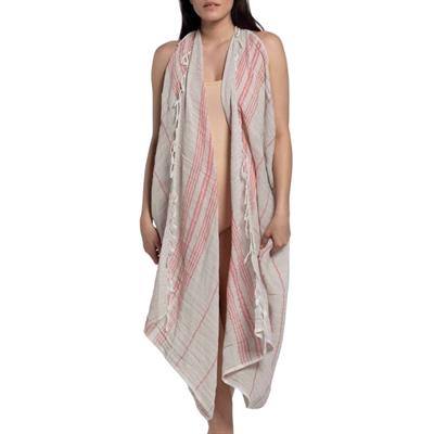 Toprak Pareo Taupe - Red