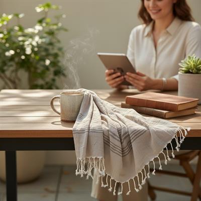 Toprak Peshtemal Taupe - Khaki