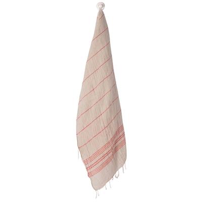 Toprak Peshtemal Taupe - Red