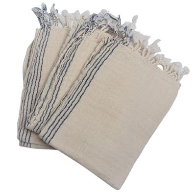 Zehra Peshkir Natural - Navy