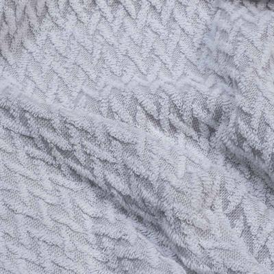 Zigzag Havlu Açık Gri