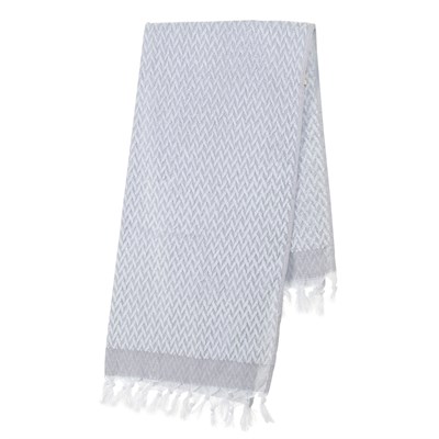 Zigzag Towel Light Grey