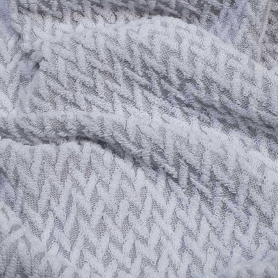Zigzag Towel Light Grey