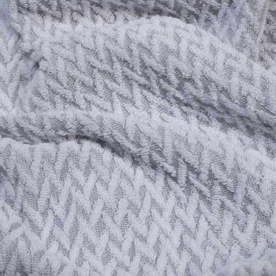 Zigzag Havlu Açık Gri