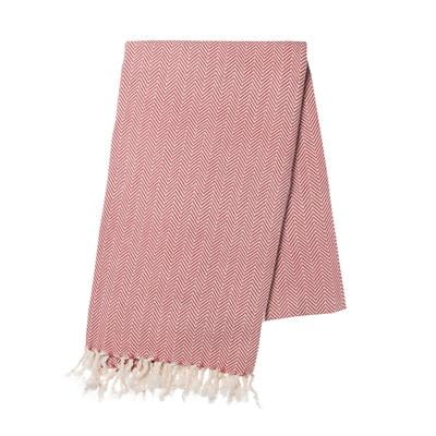 Zigzag Peshtemal Dusty Rose