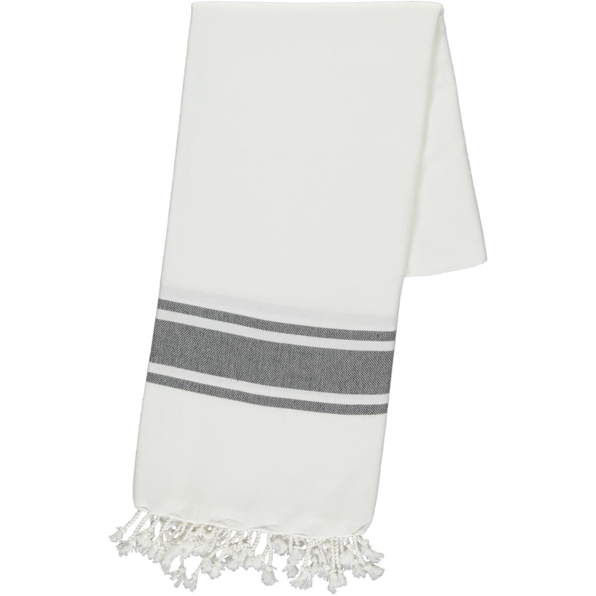 Arya Peshtemal White - Black