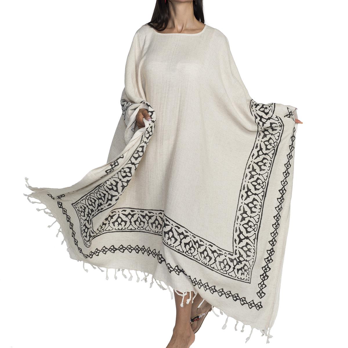 Ayana XL Tunic Natural - Black
