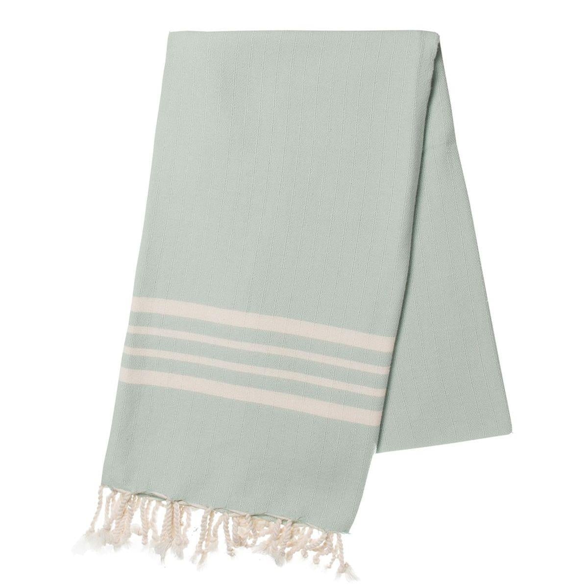 Bath & Beach Towel Krem Sultan Peshtemal Mint Green