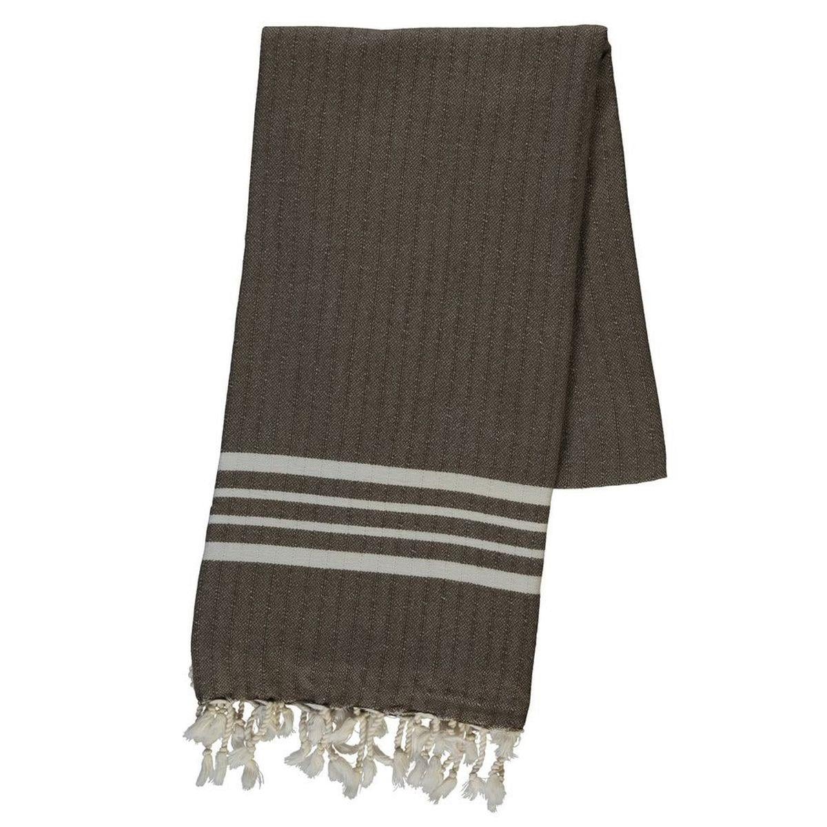 Bath & Beach Towel Krem Sultan Peshtemal Brown