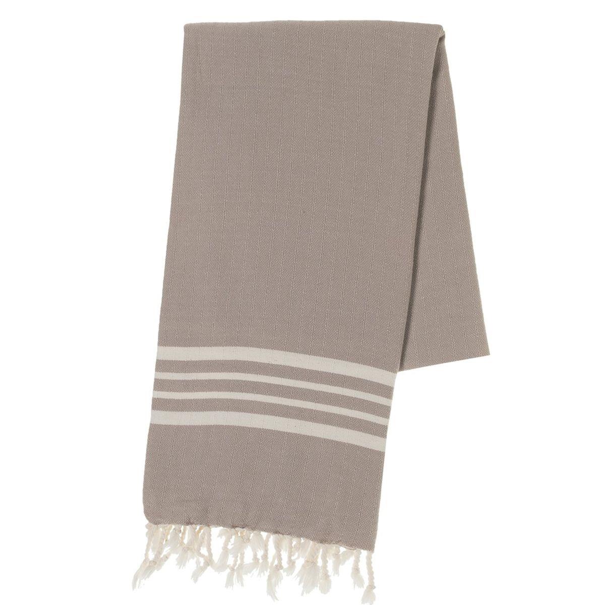 Bath & Beach Towel Krem Sultan Peshtemal Taupe