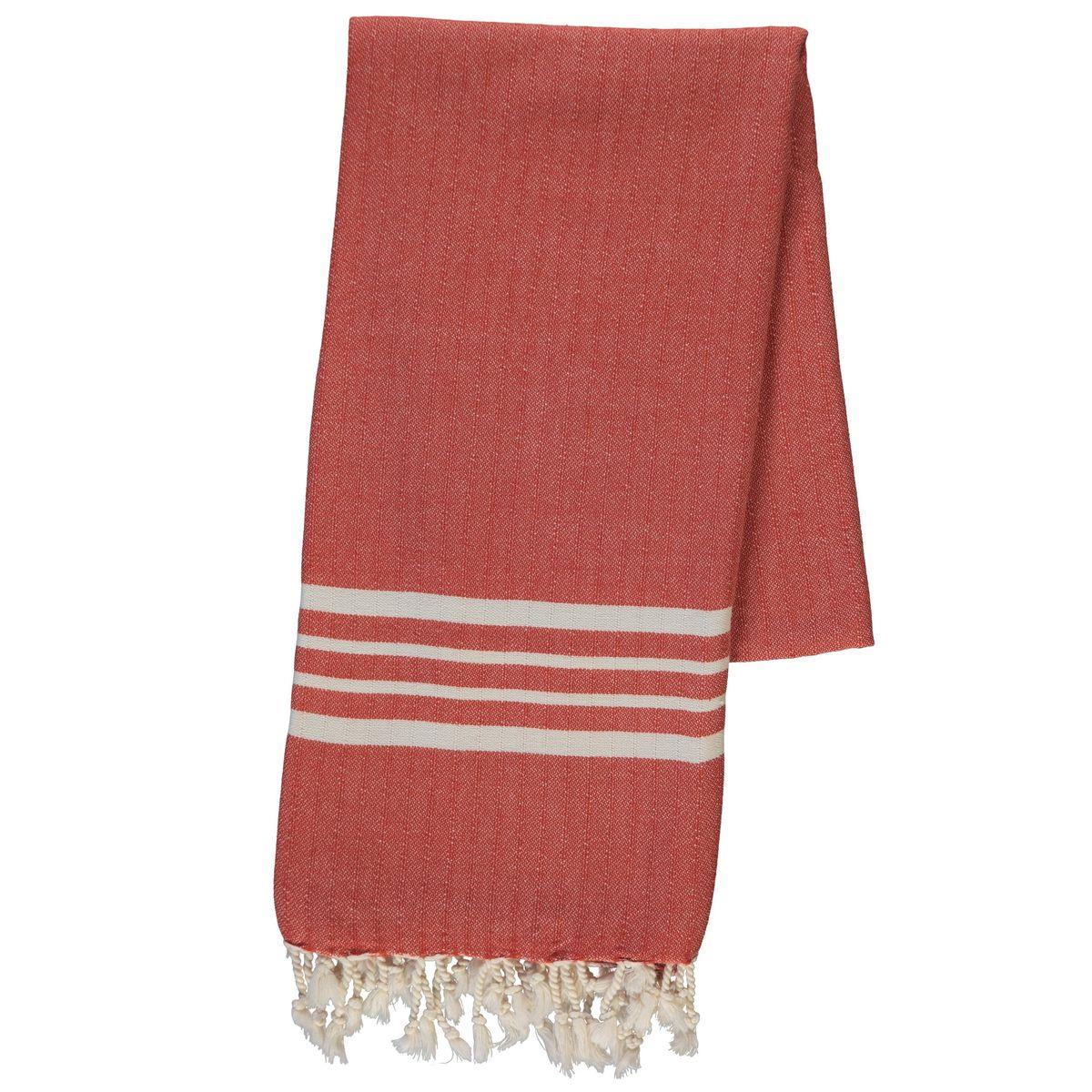 Bath & Beach Towel Krem Sultan Peshtemal Brick