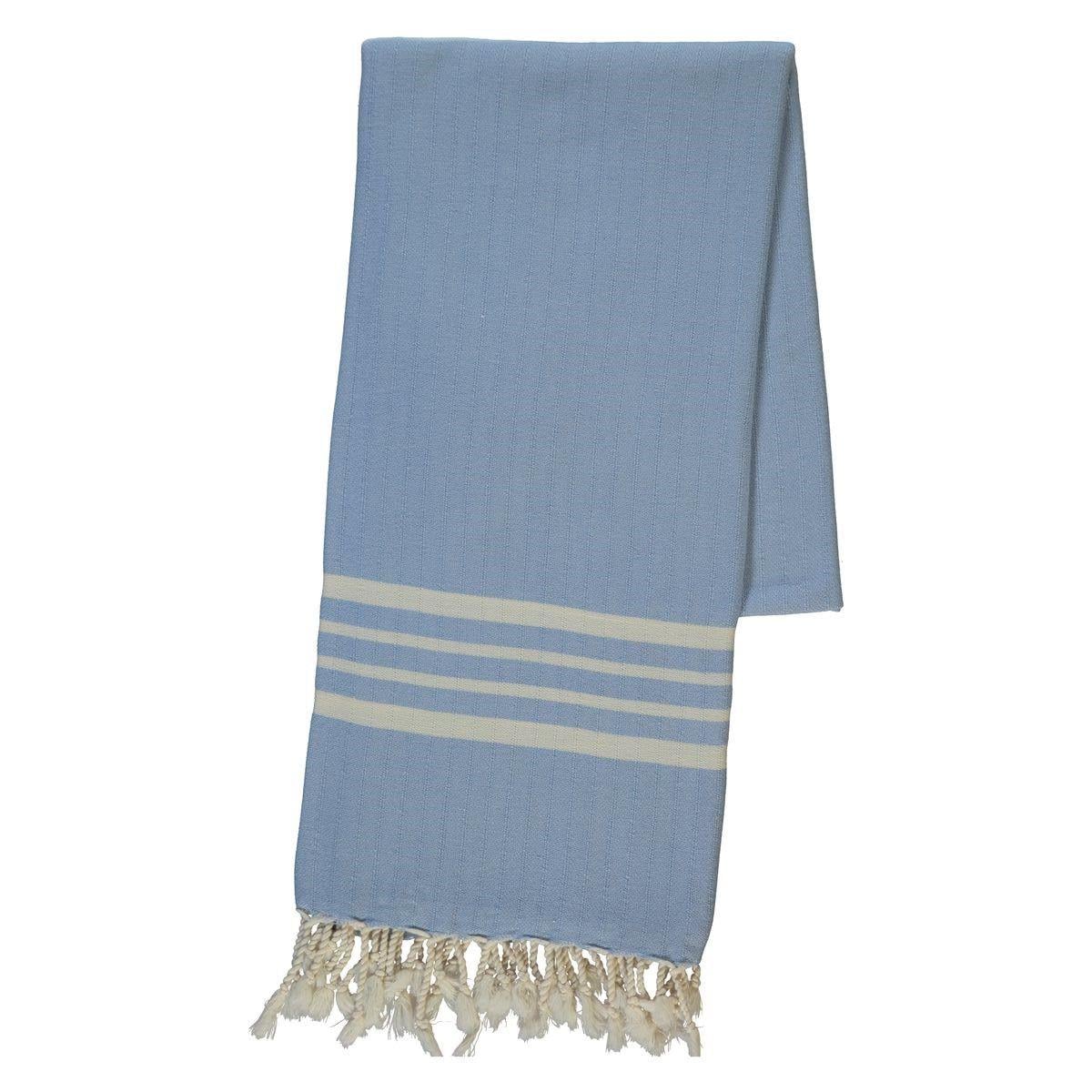 Bath & Beach Towel Krem Sultan Peshtemal Blue