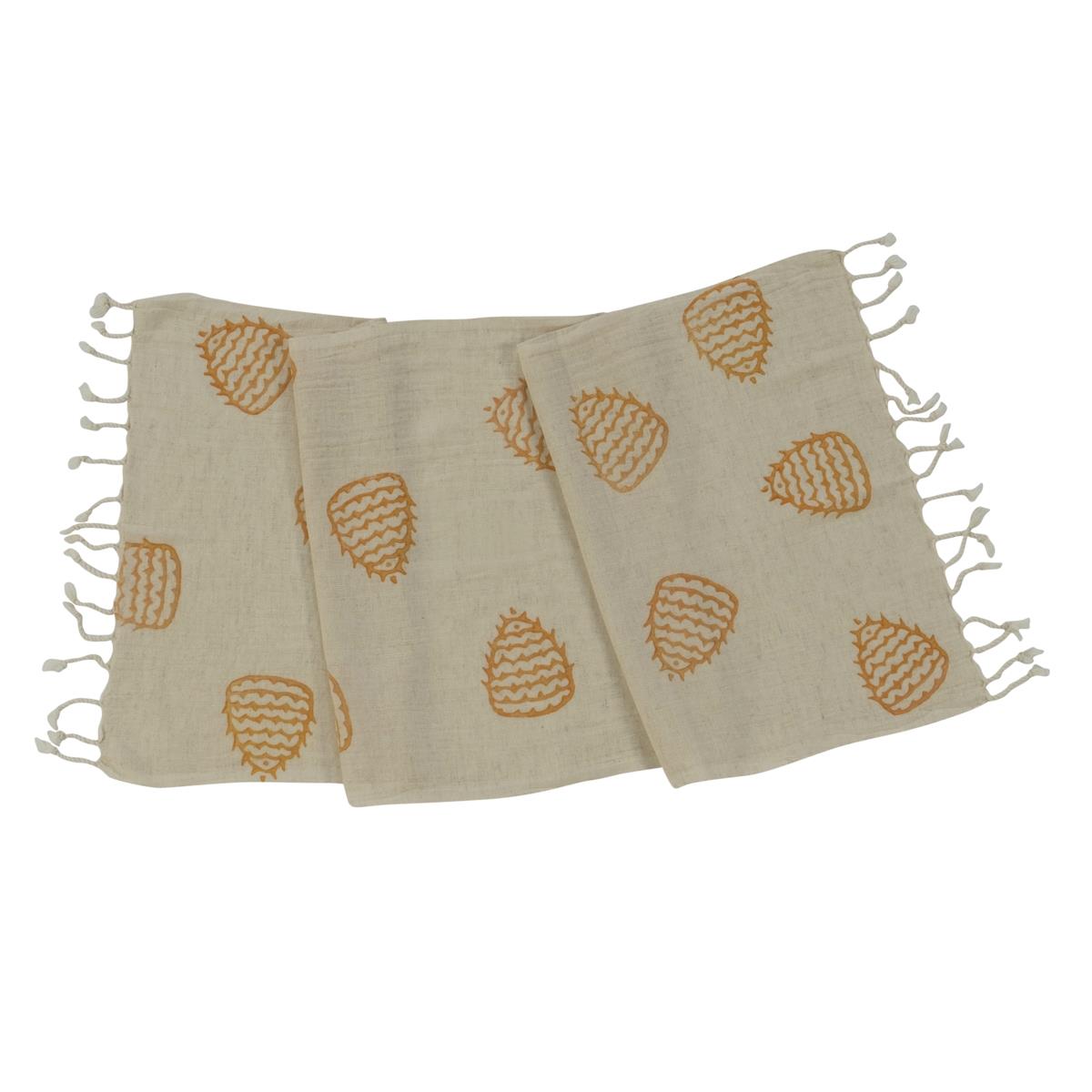 Bereket Peshkir Natural - Orange