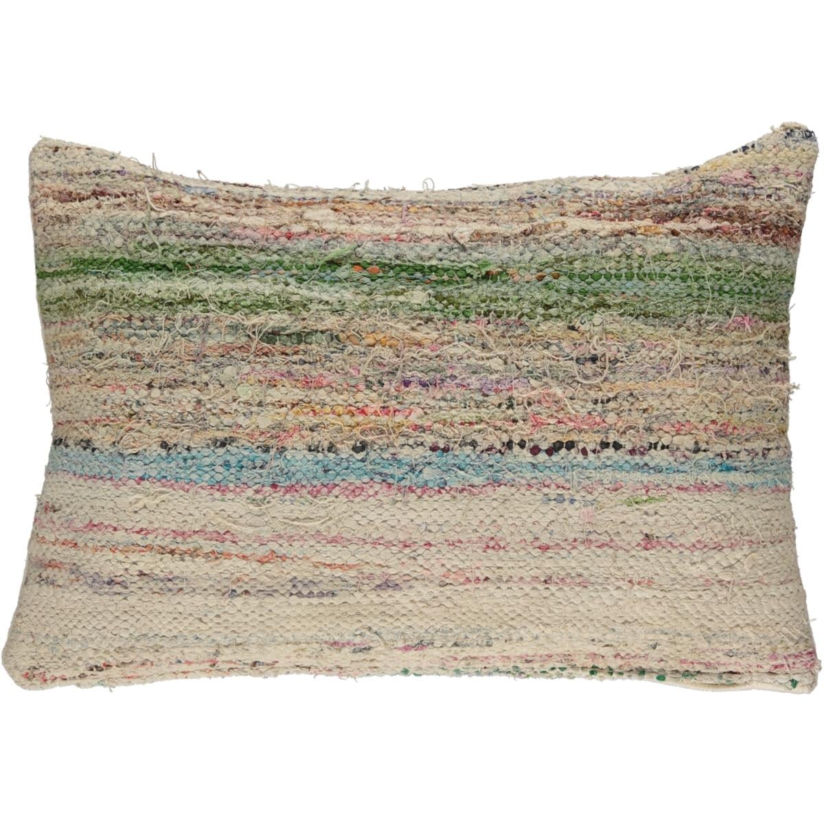 Çaput Kilim Yastık Kılıfı Doğaçlama 18