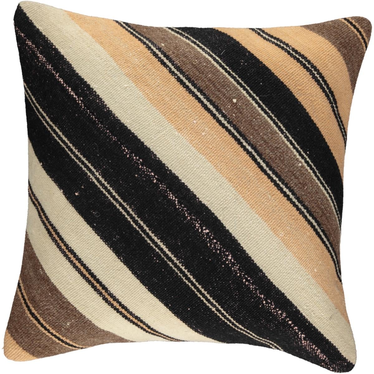 Diagonal Kelim Cushion Cover Multi Color 07