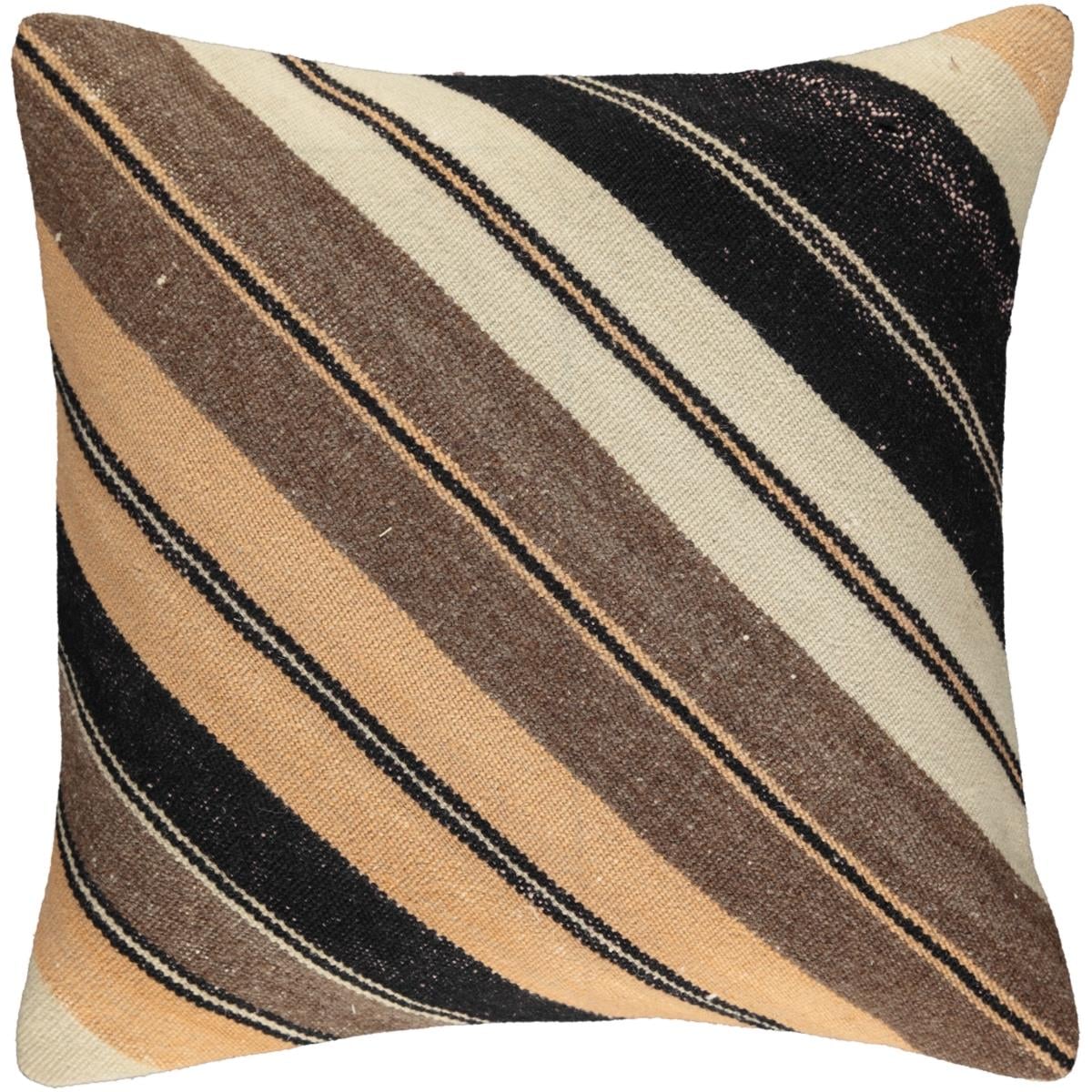 Diagonal Kelim Cushion Cover Multi Color 08