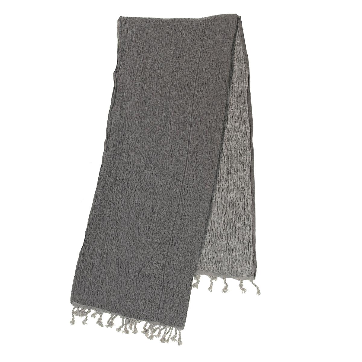 Double Peshtemal Dark Grey