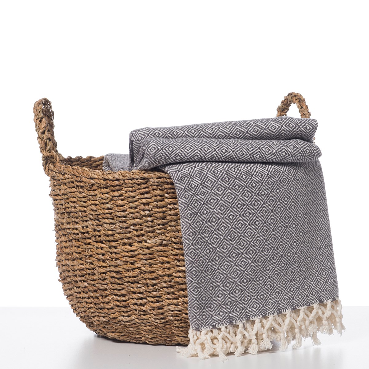 Diamond Throw Dark Grey