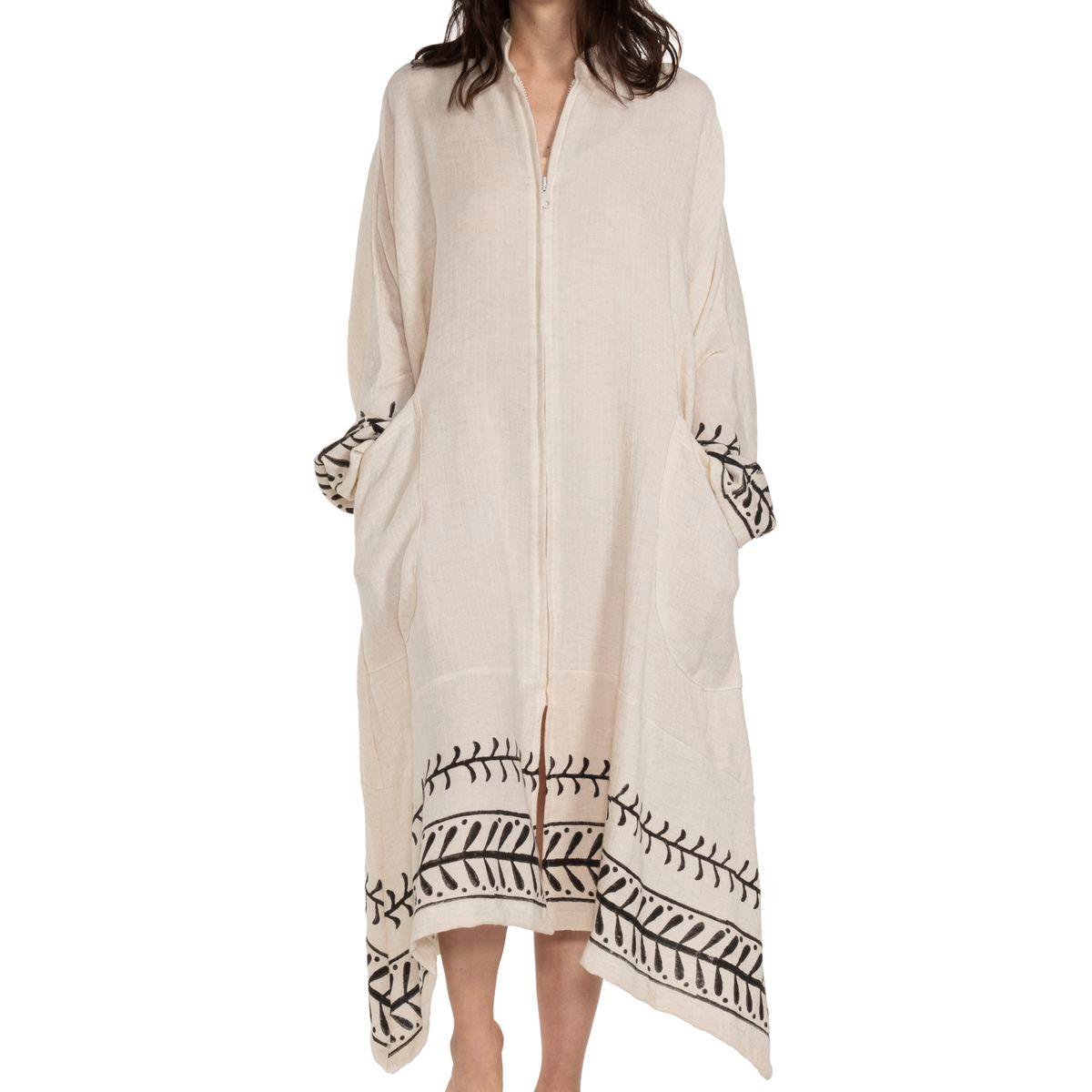 Gazel Kaftan Ham - Siyah