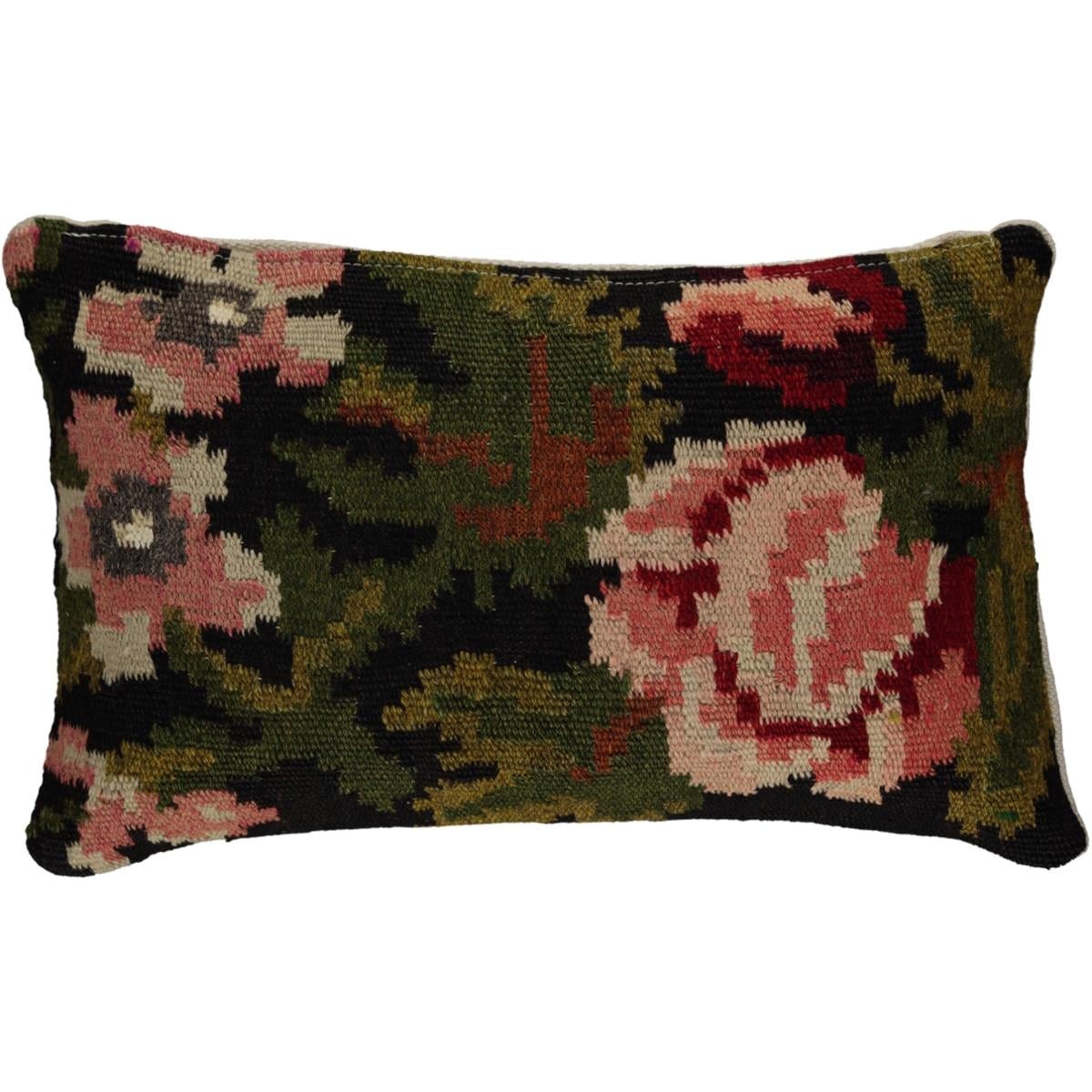 Rose Kelim Cushion Cover Multi Color 08