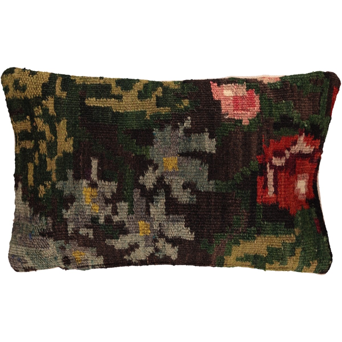 Rose Kelim Cushion Cover Multi Color 26